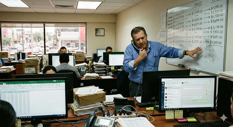 CRM en Línea: El costo de la Artesanía Operativa en una PyME de Monterrey: procesos manuales y silos de información que frenan el crecimiento